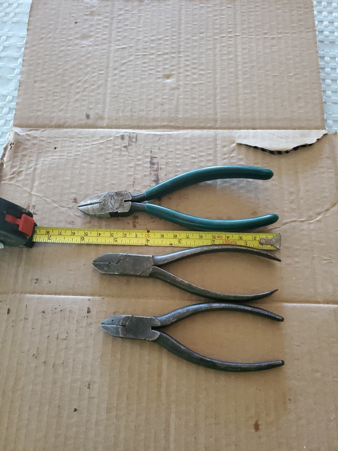 F.E. LINDSTROM Utica 3 Diamond “BELL SYSTEM” Diagonal Cutting Pliers Notch