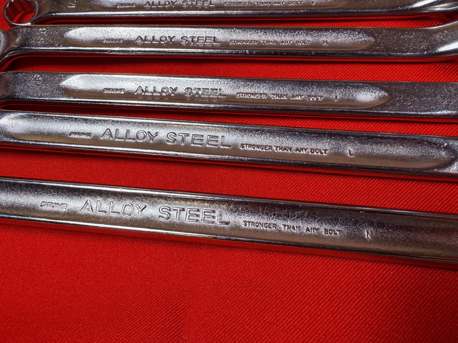 NOS 6 pc Vintage Stahlwille SAE Box End Wrench Set 23 Corona Series 3/8 – 1-1/8″