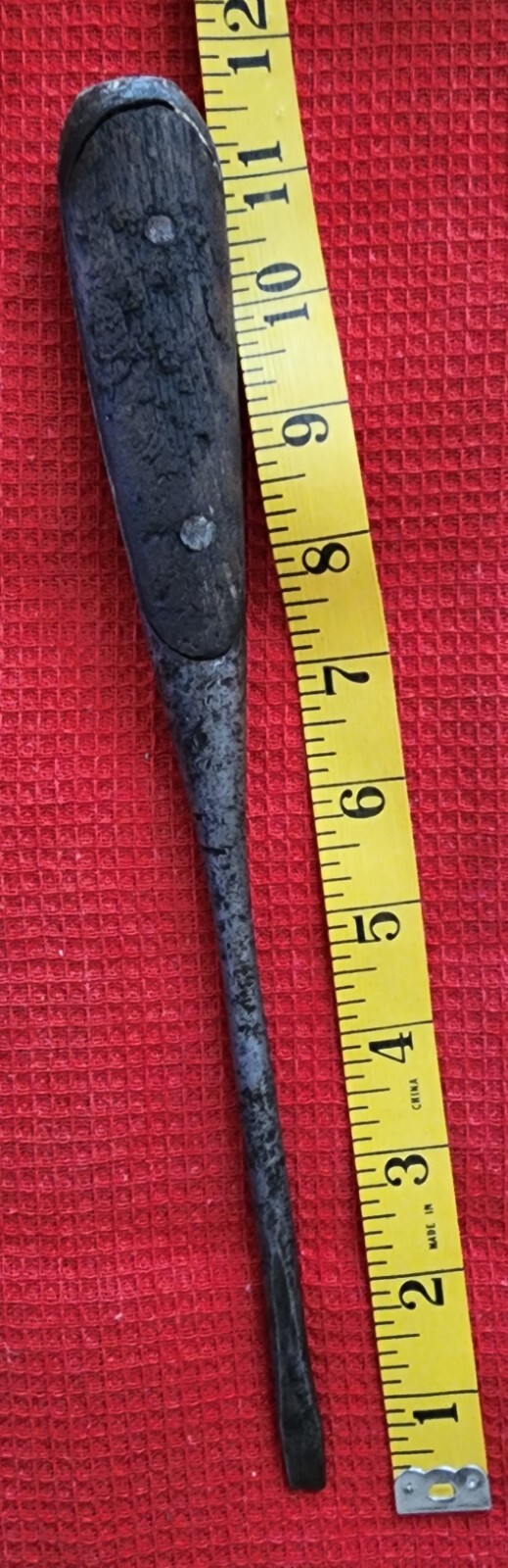 Vintage. Tobrin No. 2 Wood Handle Flat-head Screwdriver. VGC 12 In