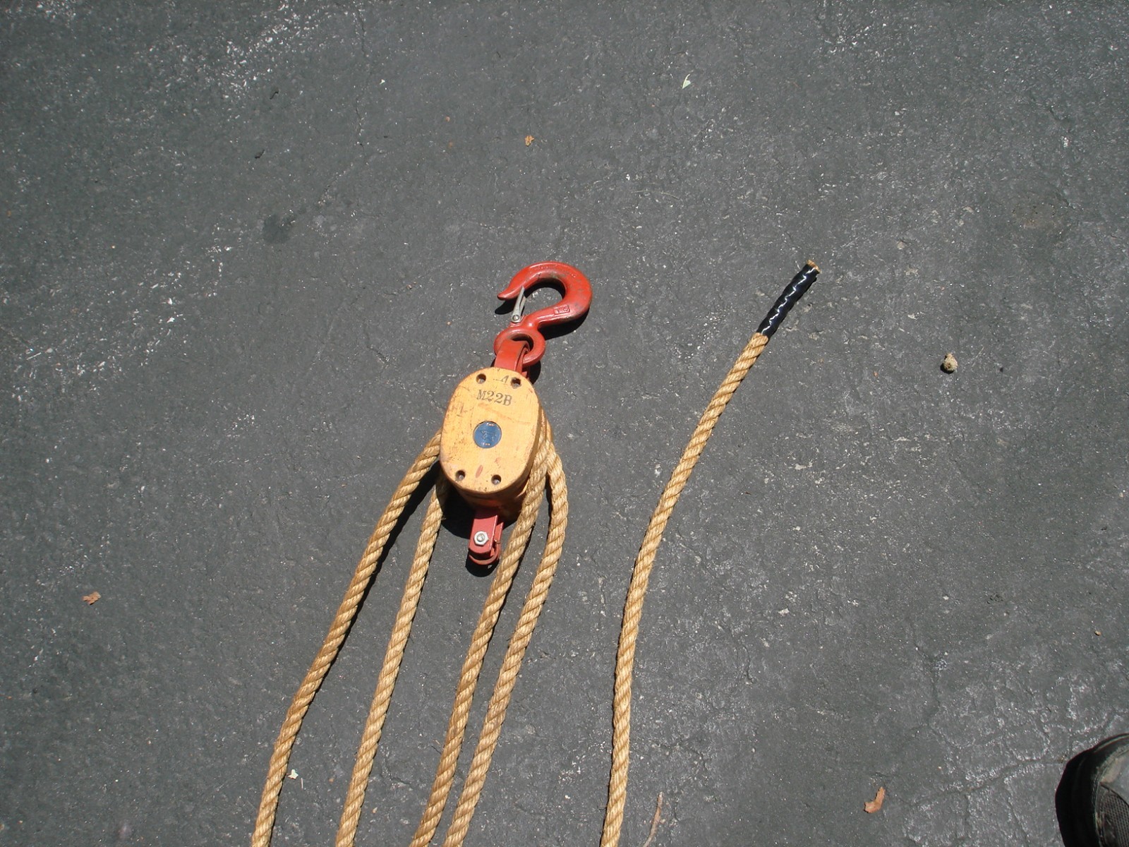 VTG Anvil Brand M22B Block & Tackle Fence Stretcher/Hoist 3 Piece Set 20 Foot