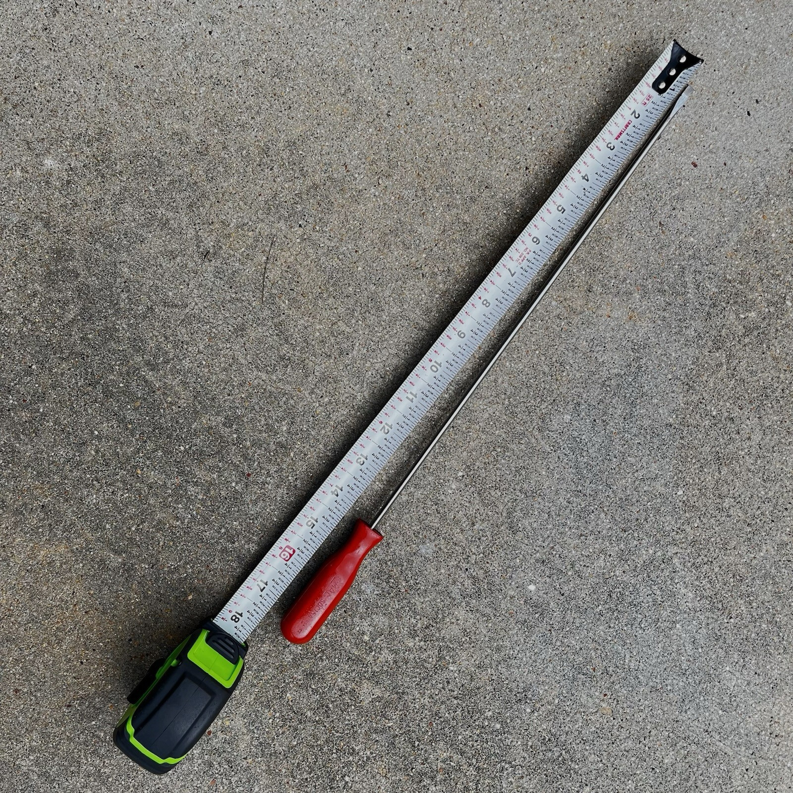 MAC TOOL Screw driver flat blade 3/16″ part #SDC15A shaft 14″ total 17 1/2″ long