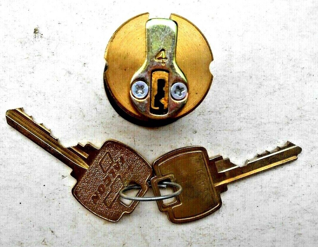 Vintage FALCON mortise cylinder lock with 2 keys