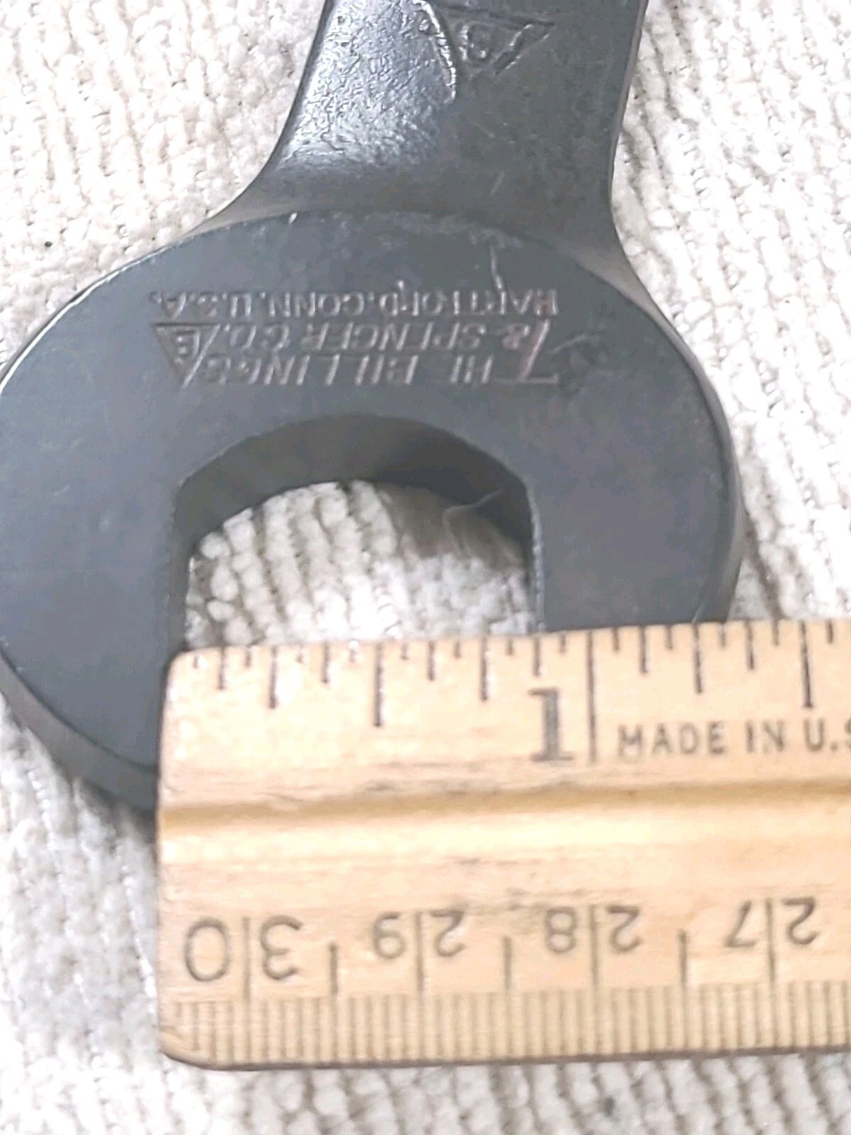 Vintage Billings & Spencer 1124 Special Wrench USA MADE MECHANICS TOOL 7/8″