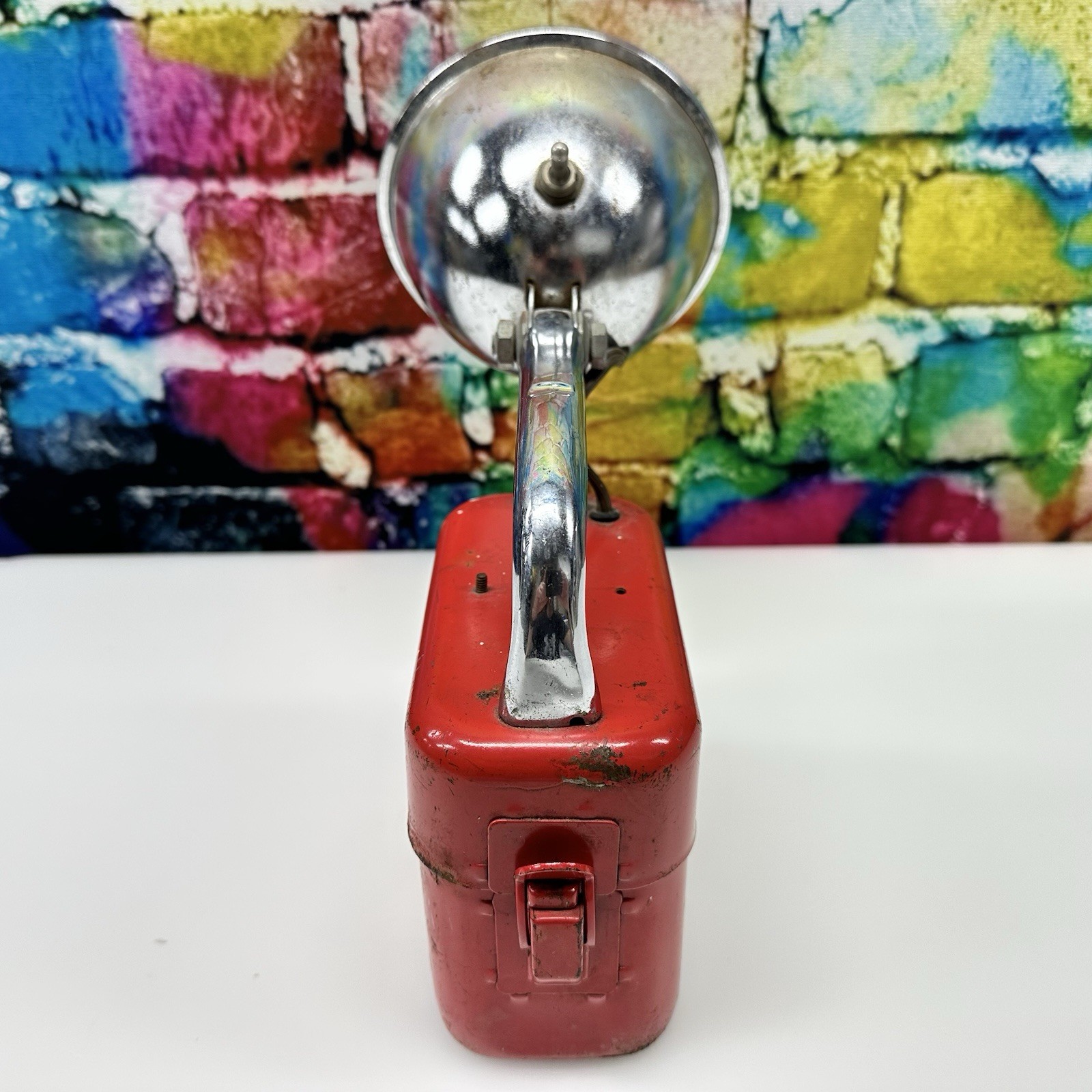Teledyne Big Beam Model 211 – Handheld Portable Lantern Flashlight Vintage Old