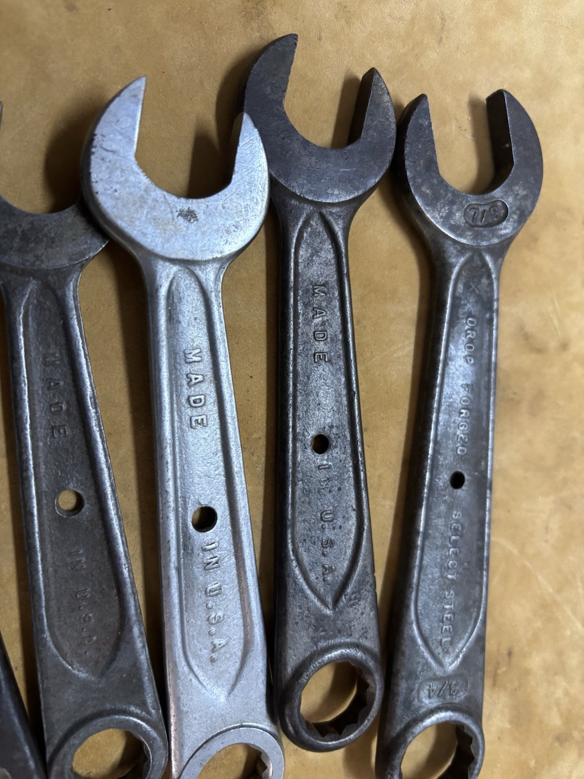 Vintage Wards, Barcalo Buffalo auto kit Wrenches USA Drop Forged Alloy Steel