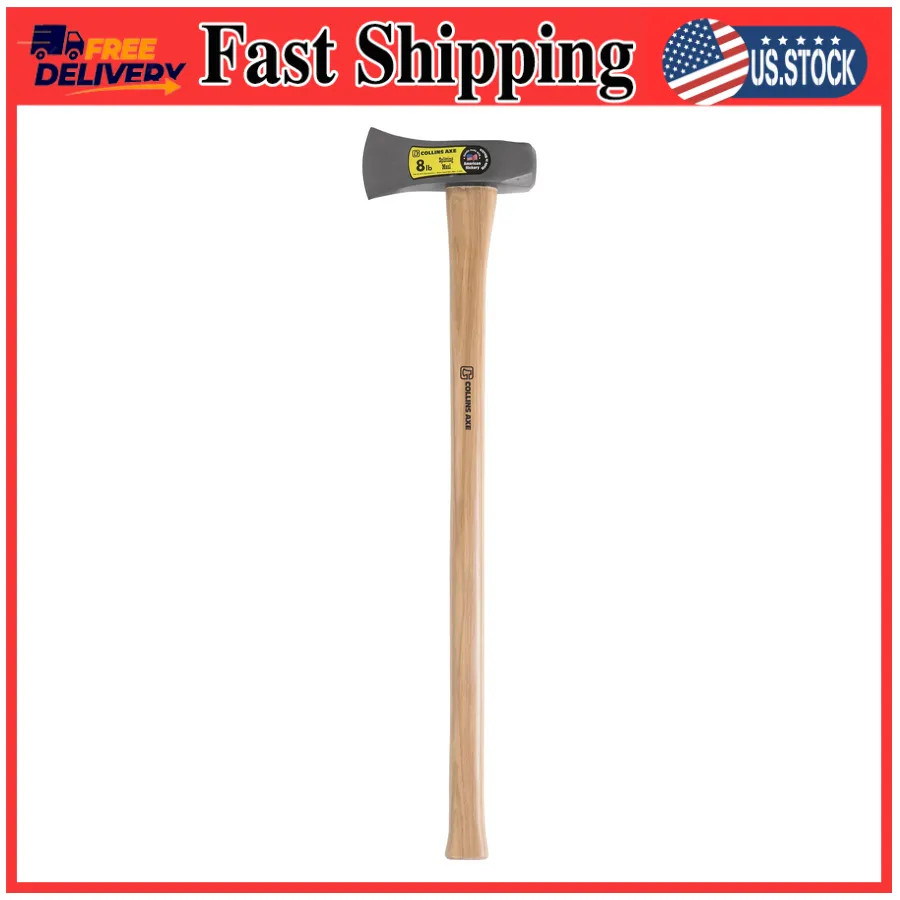 Collins 8 lb Single Bit Splitting Maul with 36 inch Wood Handle