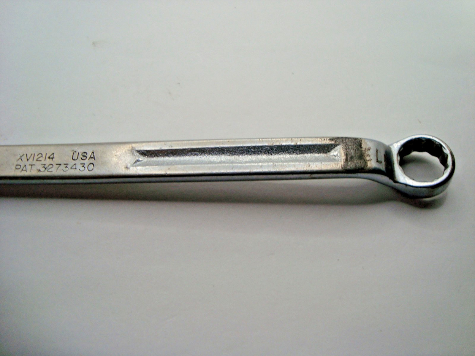 SNAP ON XV1214 3/8″ x 7/16″ OFFSET BOX END WRENCH / 12 POINT / 7-3/4″ LONG / USA