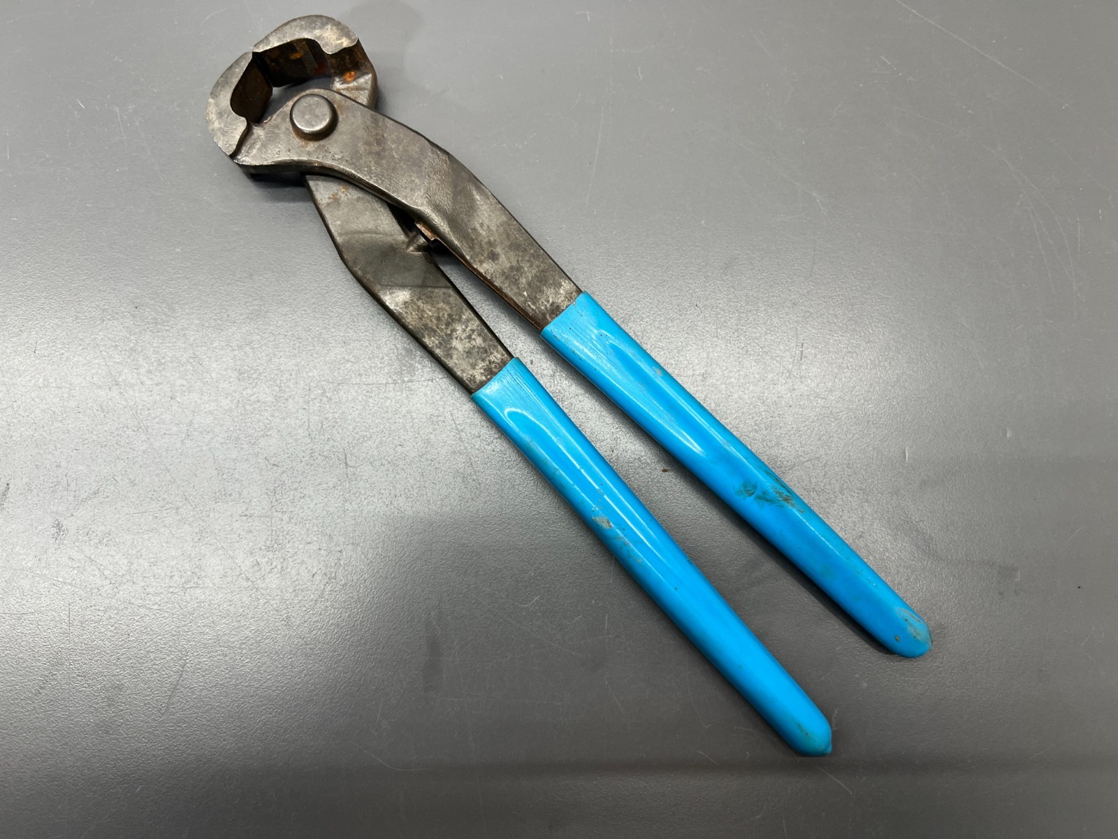 (Z) VINTAGE CHANNELLOCK 148-10 10″ END CUTTING PLIERS NIPPERS FARRIER – VGC USA