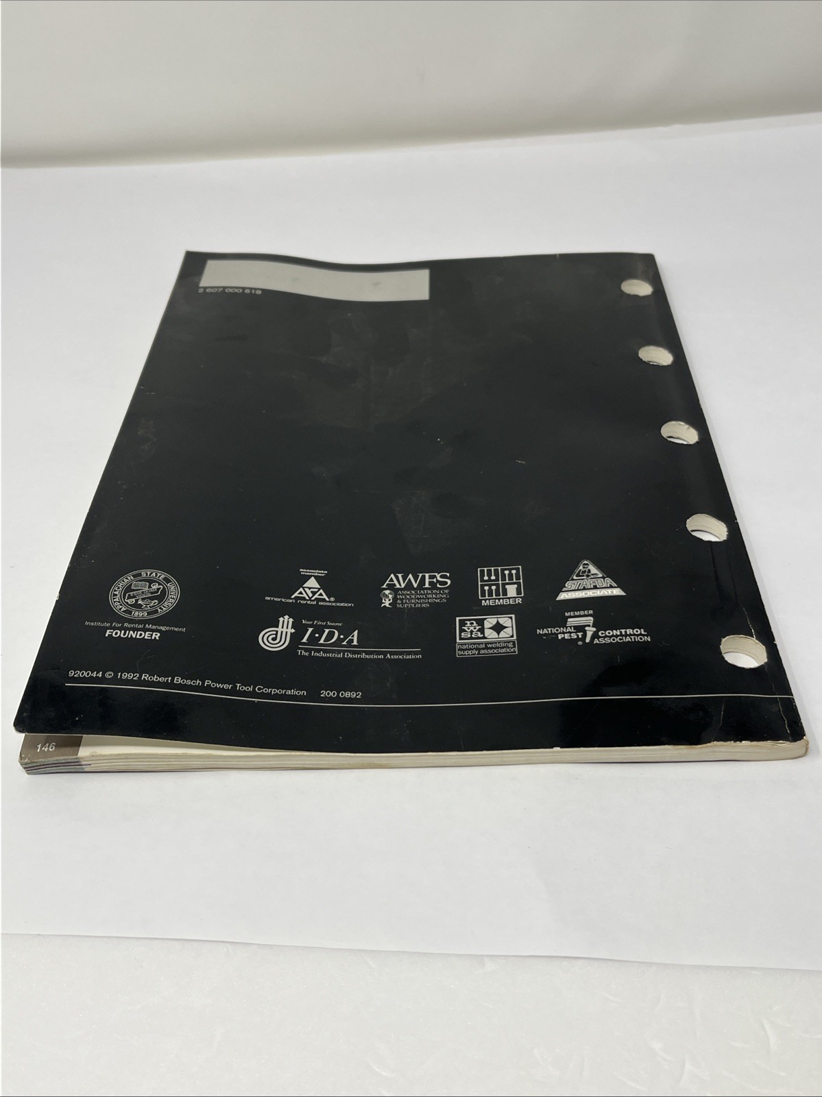 Original Vintage Catalog1992 BOSCH – precision power tolls & accessories; 138pgs
