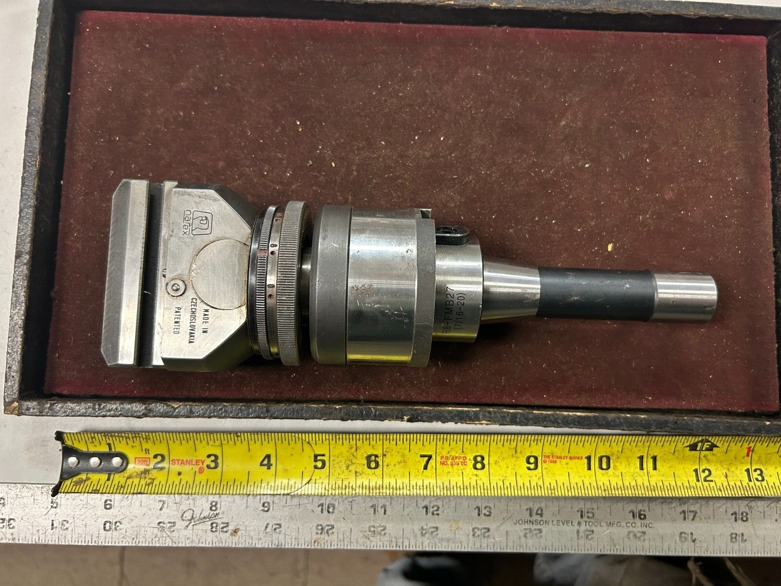 MACHINIST OfCe TOOL MILL LATHE Narex 1 3/8″ Adjustable Boring Head with R8 Arbor