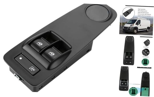 Front Driver Side Master Power Window Switch – Compatible for Ram ProMaster
