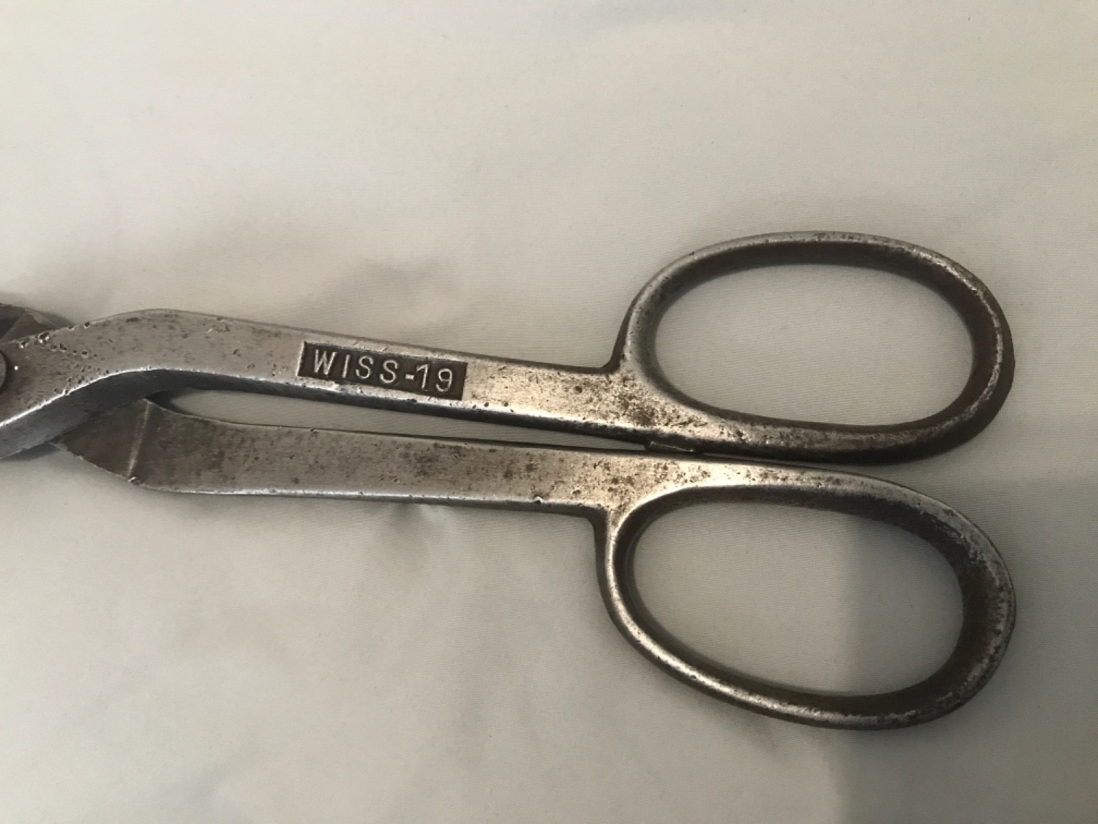 Vintage Wiss & Sons Wiss-19 Forged Steel 12.5″ Tin Snips Metal Sheers Newark NJ