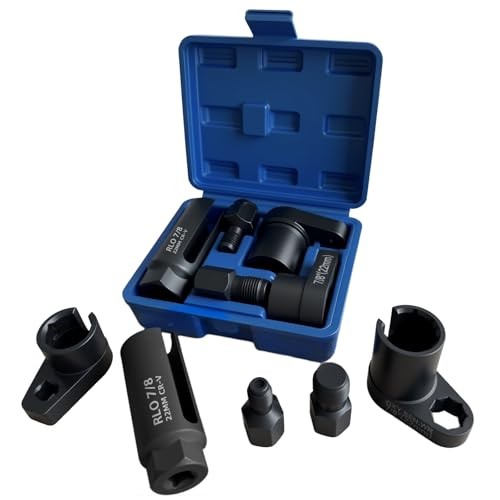 5PCS Oxygen Sensor Wrench & Thread Repair Kit, Offset Low Profile O2 5pcs