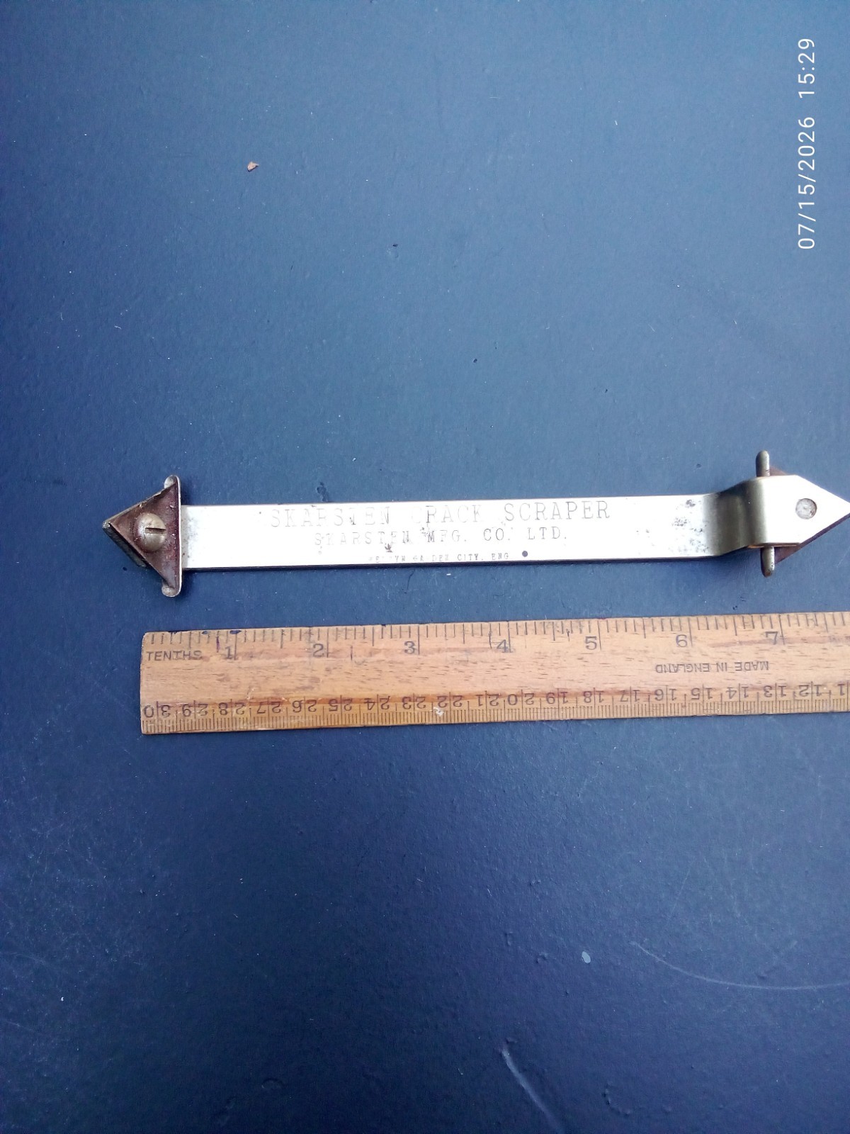 SKARSTEN SCRAPERS. SKARSTEN CRACK SCRAPER. decorators tools