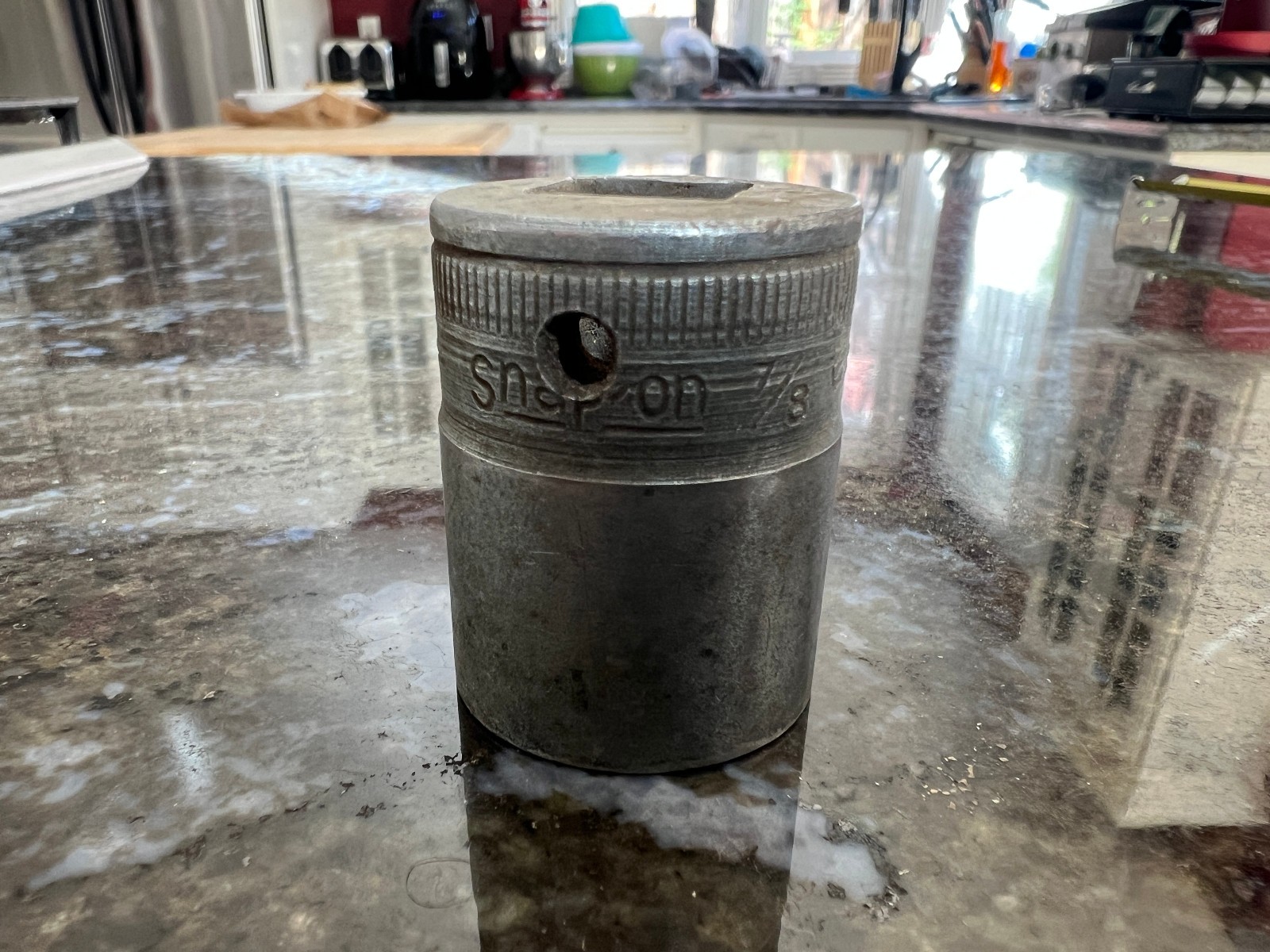 Vintage Snap on SW280 7/8” 12 Point 1/2” Drive Socket USA