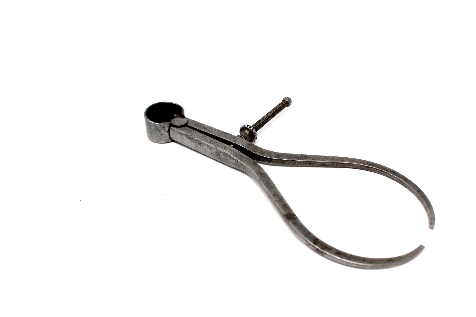 Vintage L.S. Starrett Co. 7″ Outside Divider Spring Caliper Flat Legs USA Made.
