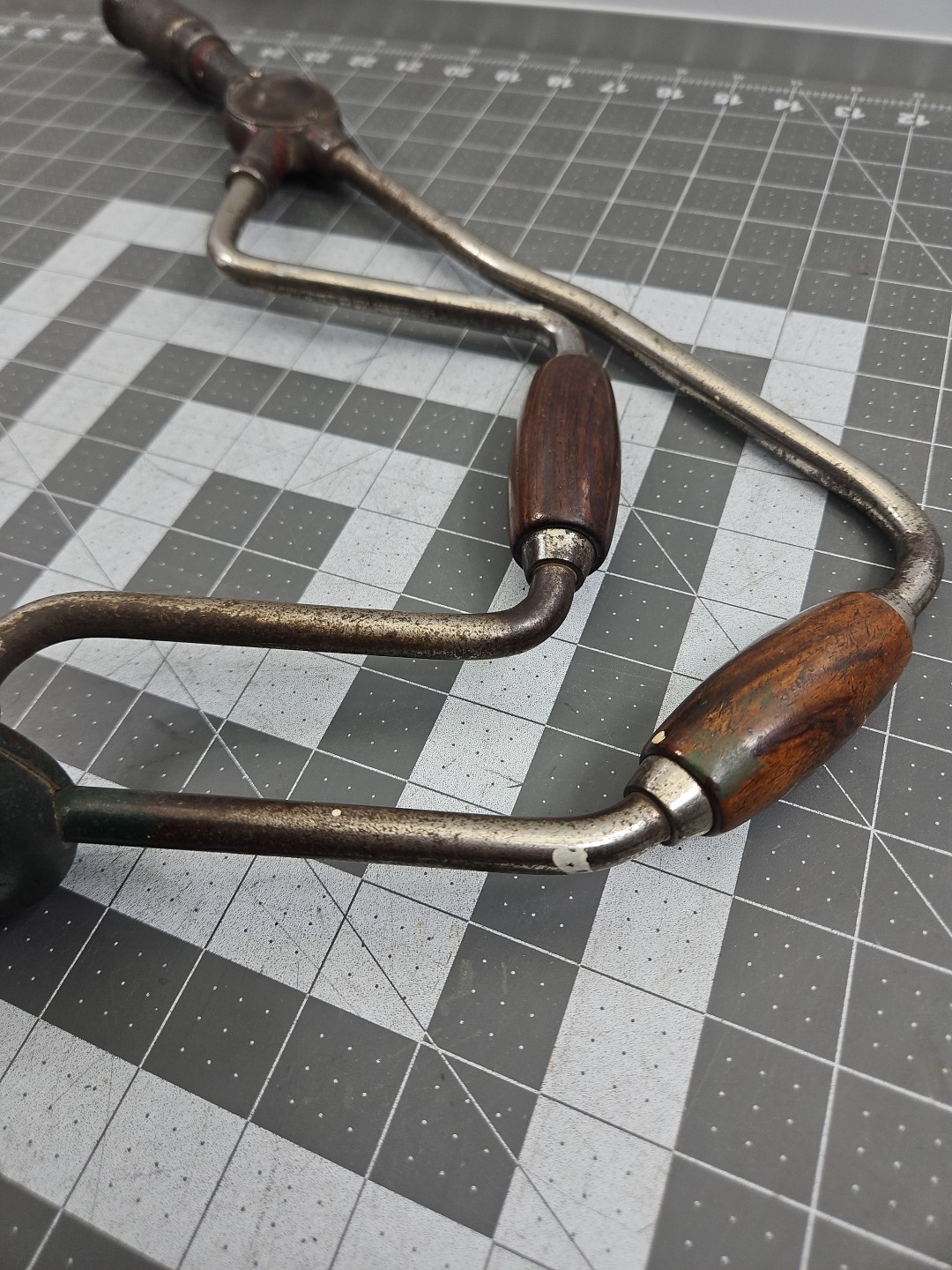 Stanley John S. Fray & Co. #100 Corner Bit Brace Hand Drill 1900’s Working Vtg