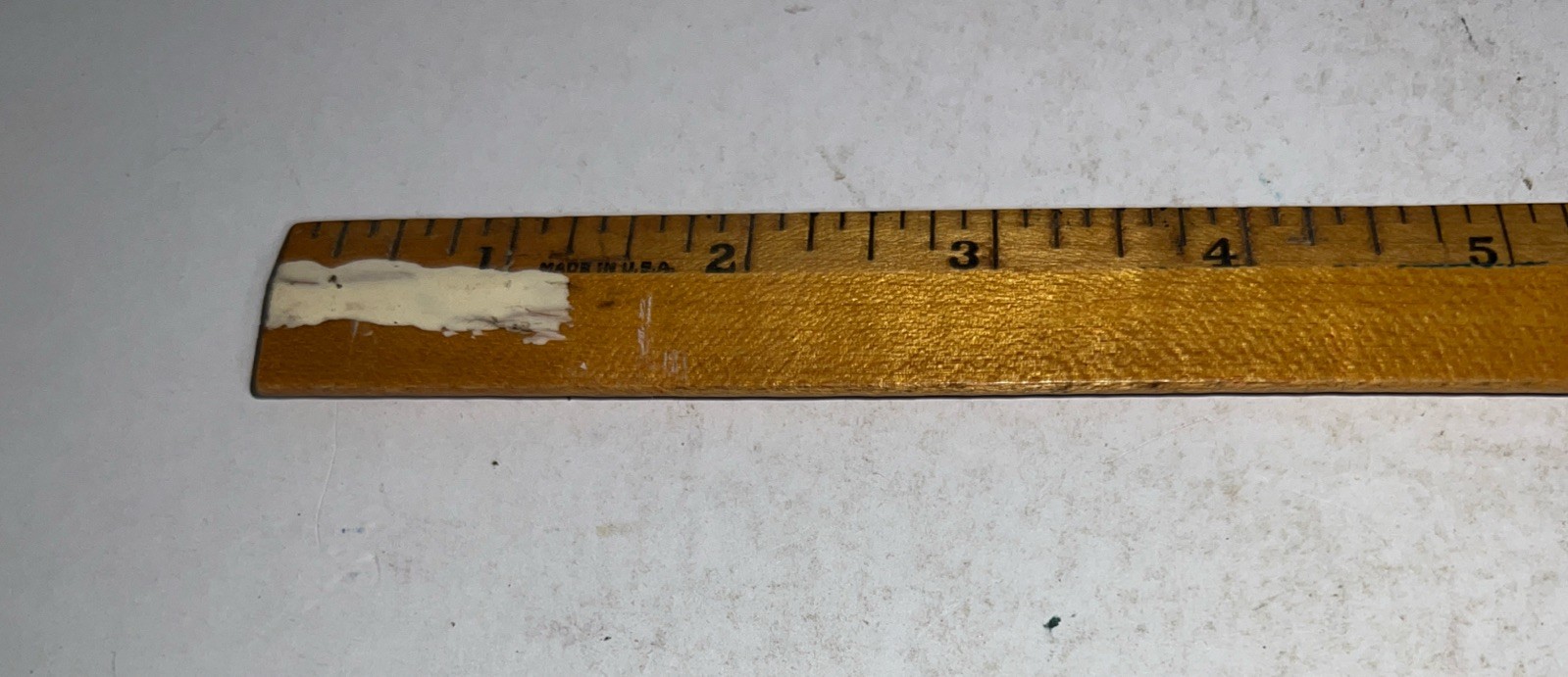 Vintage 12 Inch Wood Ruler School Westcott Office Supplies