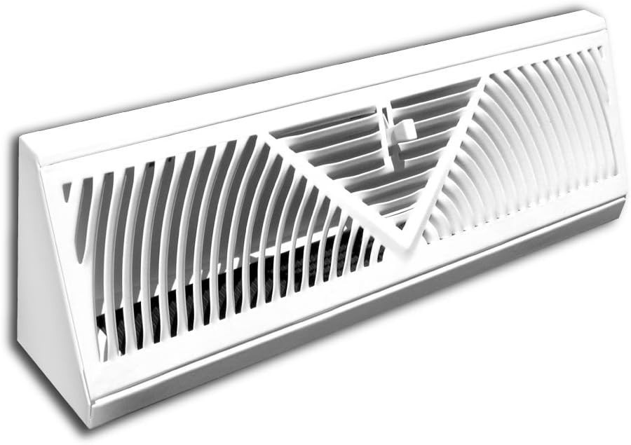 Truaire 15-Inch C115SW (Duct Opening Measurements) Supply Floor Baseboard Diffus