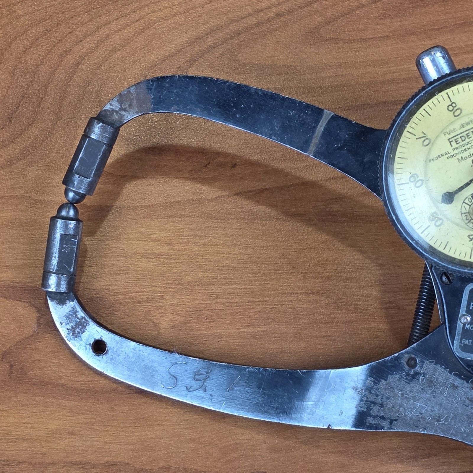 Vintage Federal Dial Snap Gauge 0-1 Inch Model C2 49P172 Machinist Tool