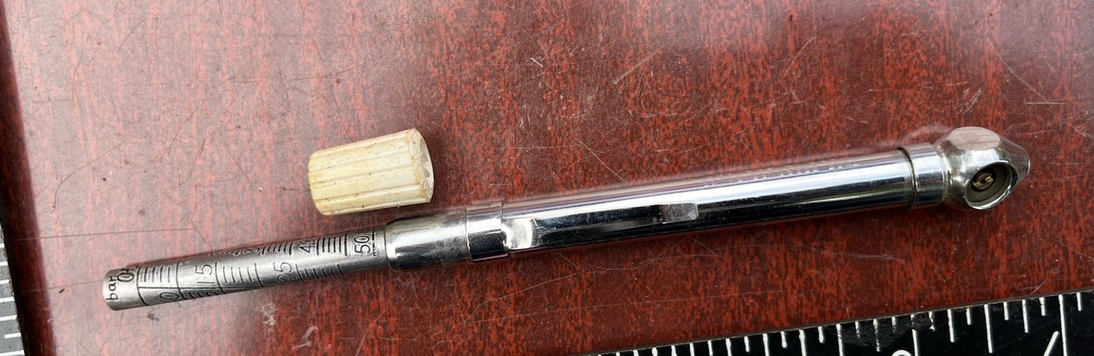 Vintage Tyre Pressure Gauge 🏴󠁧󠁢󠁥󠁮󠁧󠁿 Made in England