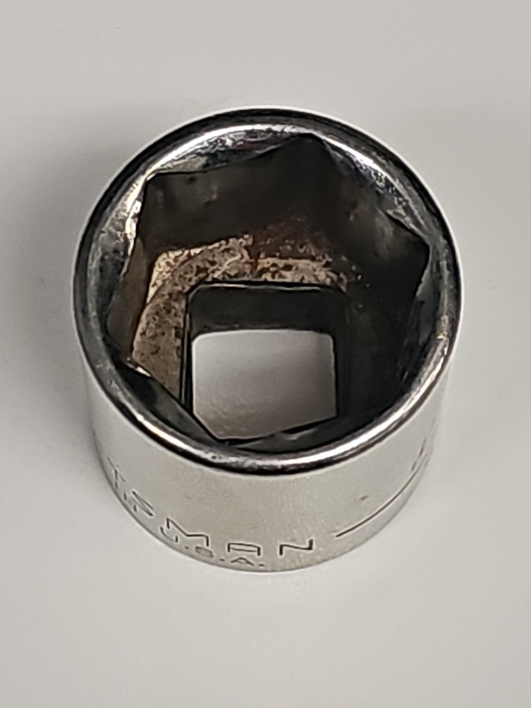 Craftsman 43006 3/8″ Drive 11/16″ Shallow Well Socket 6 Point Inverted G USA