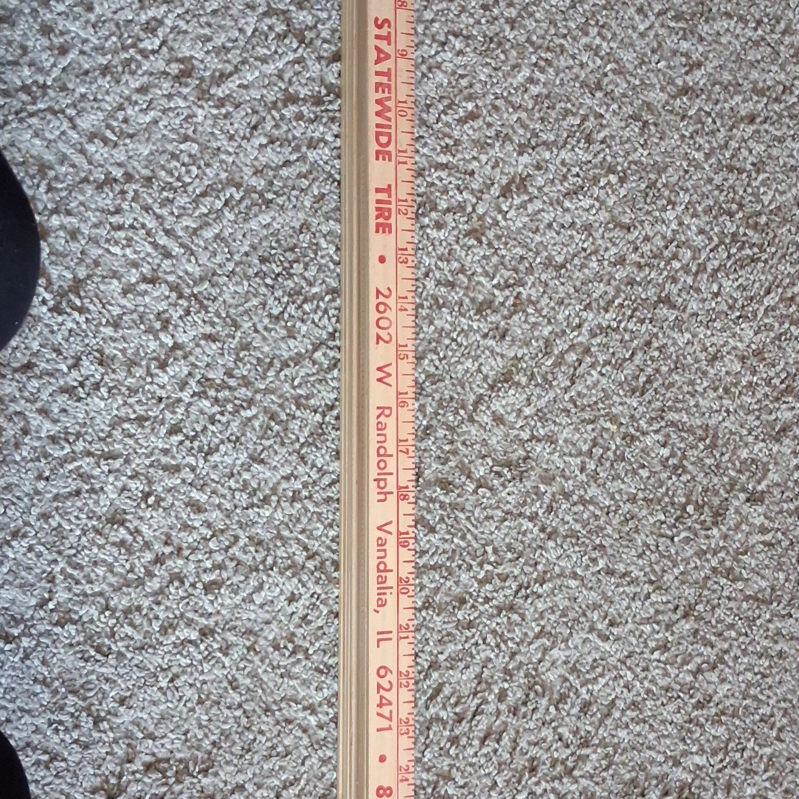 10 Statewide Tire Vintage Wooden Folding Advertising Yard Sticks Firestone