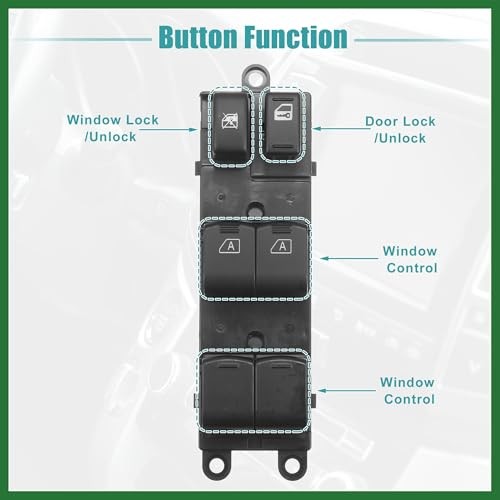 Front Left Driver Side Master Power Window Switch Fit for Infiniti FX35 2003