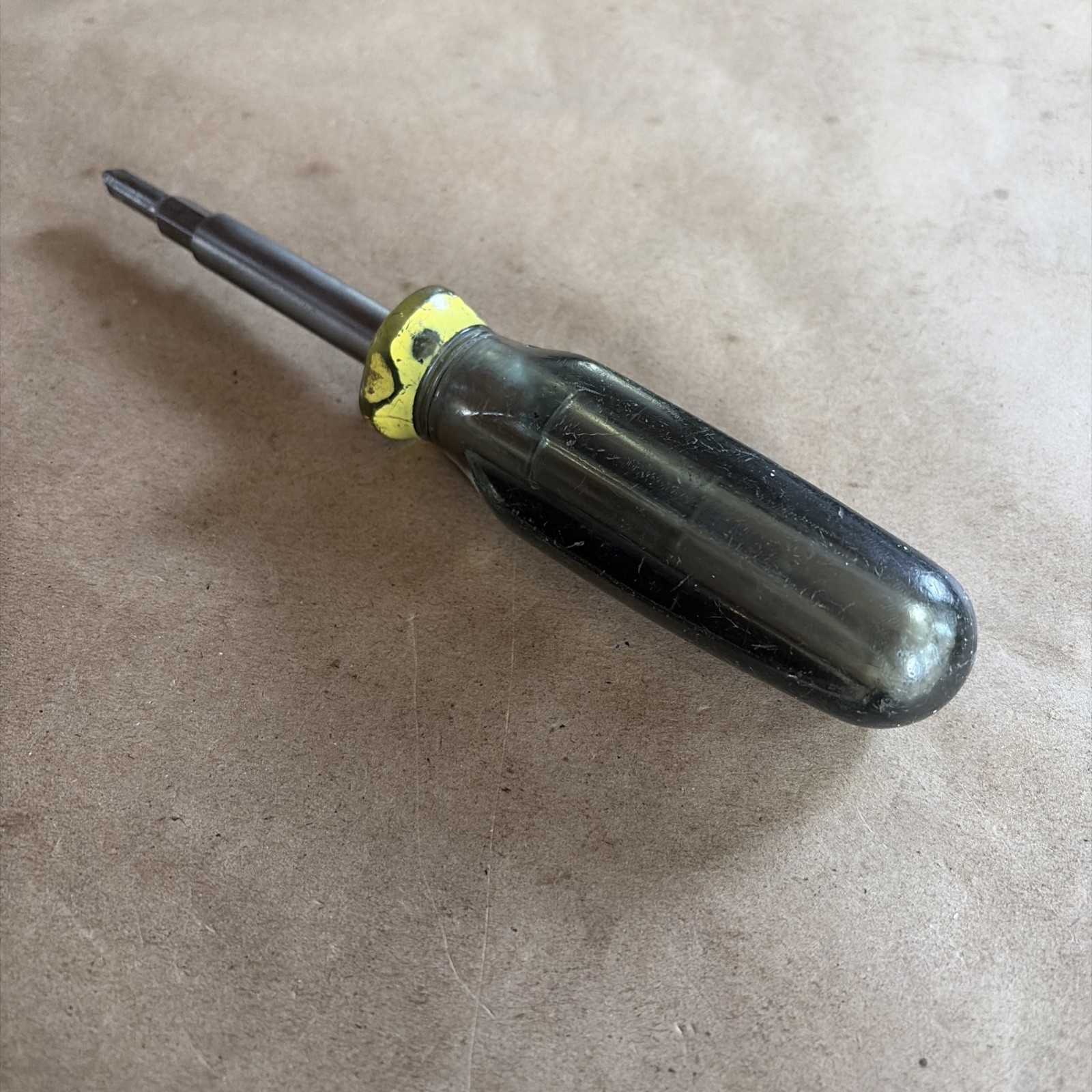 Vintage Stanley Workmaster 66-401 4-in-1 Screwdriver With Bits – Made in USA