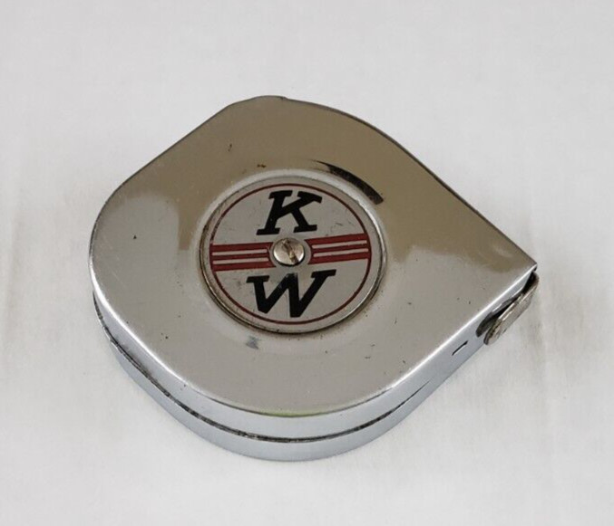Vintage “Streamline” Master Rule MFG No. 406 Tape Measure ~Advertising KW