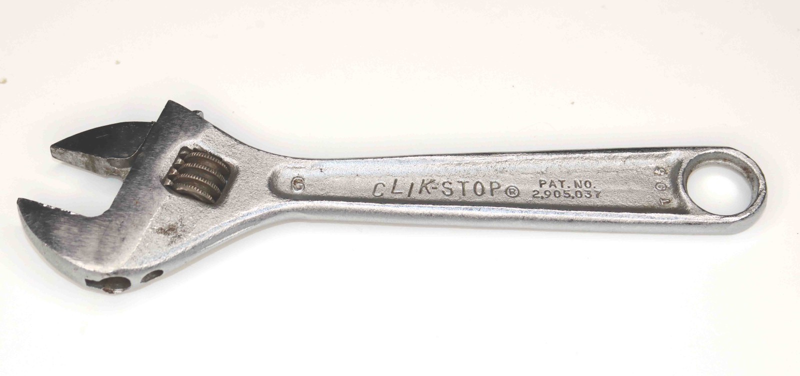 Vintage Challenger By PROTO 4006L 6” Clik- Stop Adjustable Crescent Wrench USA