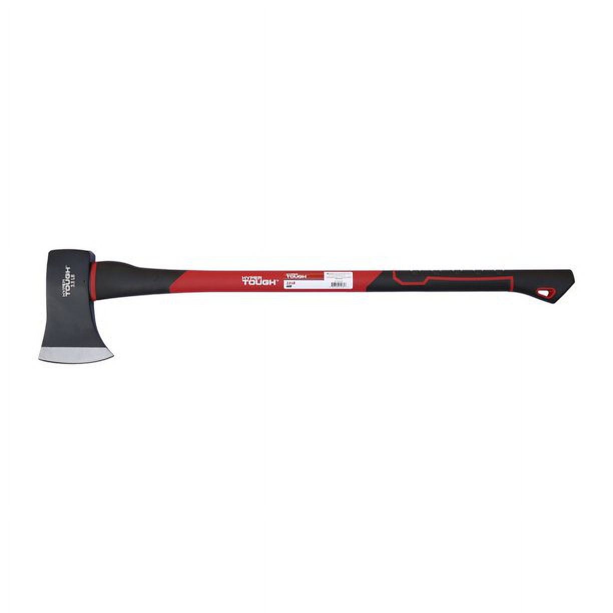 Hyper Tough 3.5 lb Single Bit Axe with Double Injection Fiberglass Handle