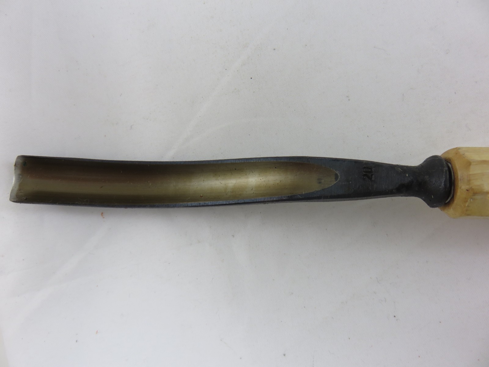 Stubai #20 Sweep 11 Bent Gouge Wood Carving Chisel 12mm Austria UNUSED