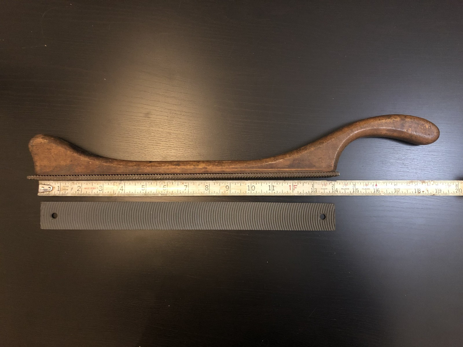VTG Wood Handle Rasp File 14″ Blade 18.5″ Overall Auto Body/Woodwork +2nd Blade