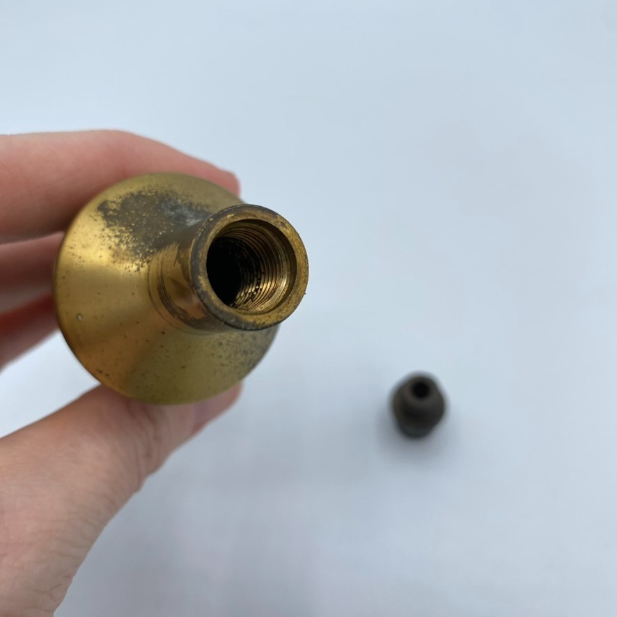 Vtg Brass Plumb Bob CST-16 6″ 16 ounces
