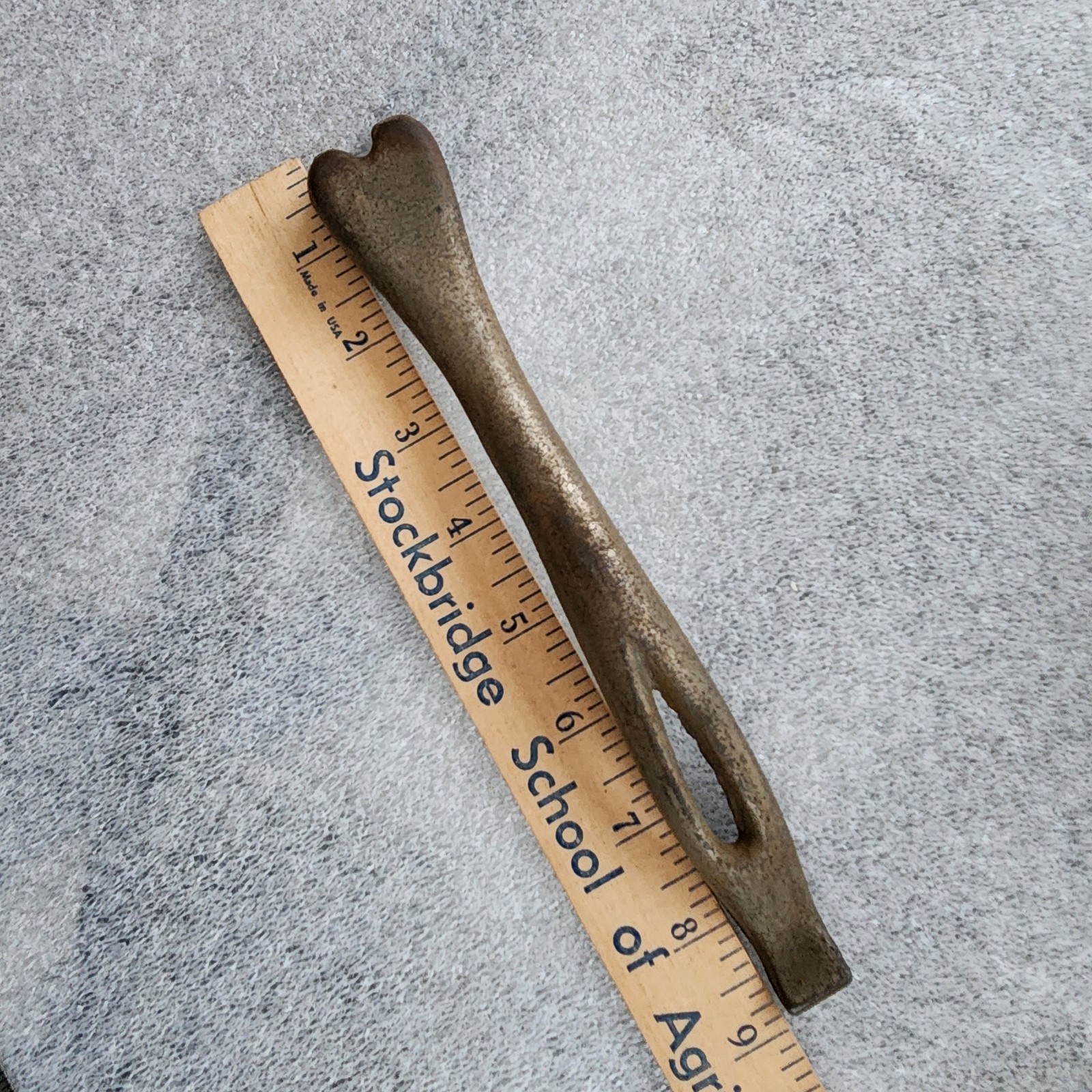 Vintage Double Sided Cast Iron Stove Burner Plate Lifter Handle Stamped – A 12.