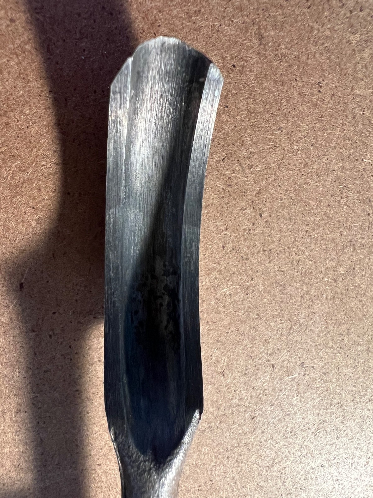 Great Neck Gouge/Chisel Wood Carving Tool curved 6 1/8”- Red Clear Handle