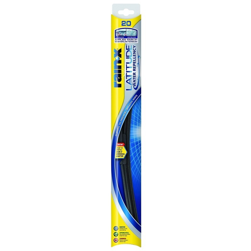 Rain-X Latitude 5079277-2/5079277 Winter Wiper Blade, 20 in, Curved Blade, Rubbe