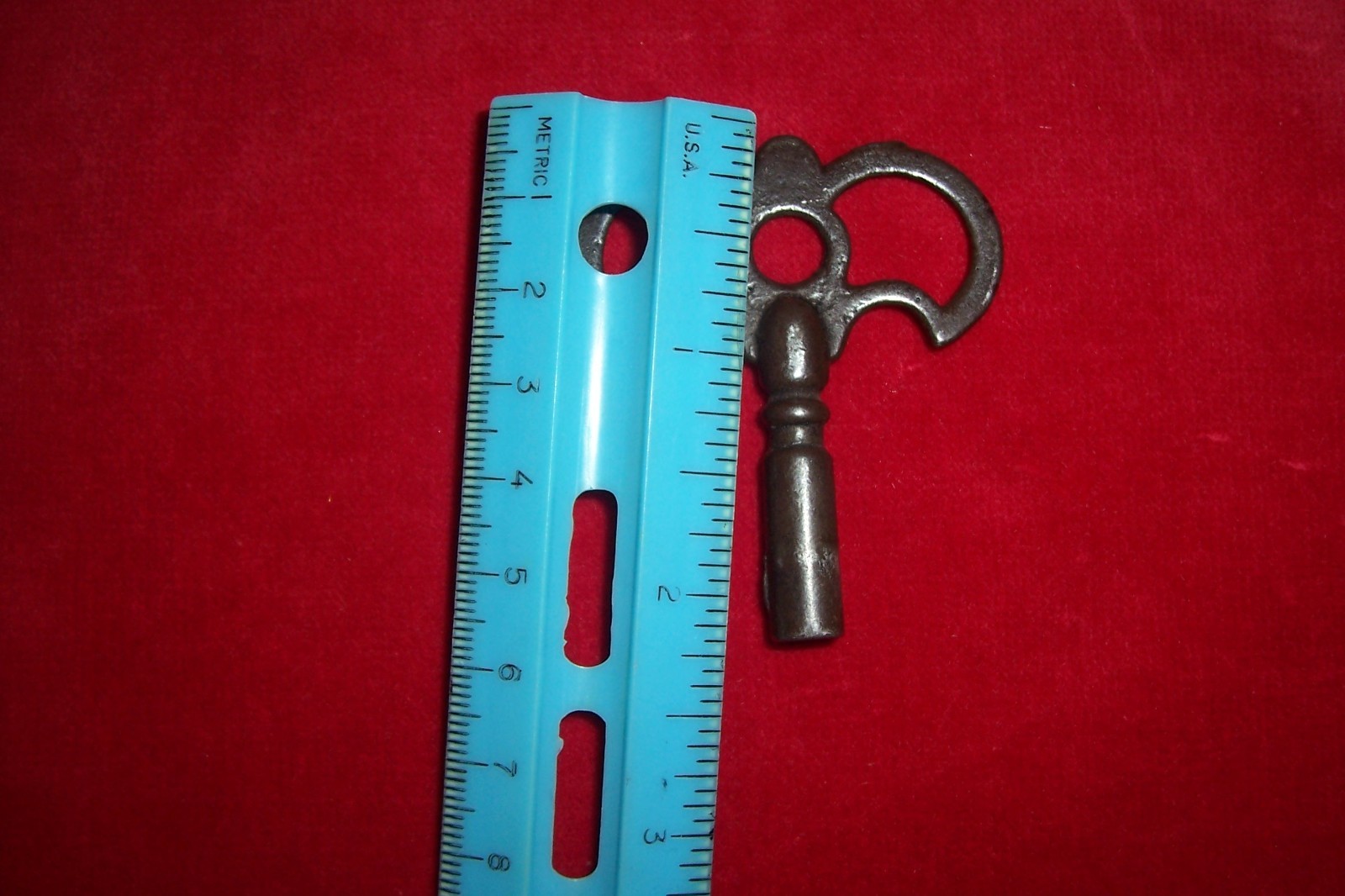 Vintage Ornate Antique Clock Winding? Metal Key
