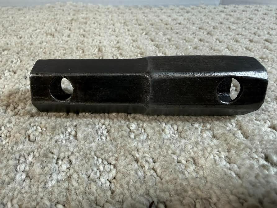Antique Double Spark Plug Socket, 25/32 and 27/32, Unmarked.