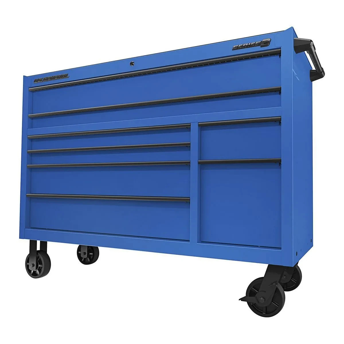 Full sized professional tool box -US General 56×22 Roller Cabinet – BLUE
