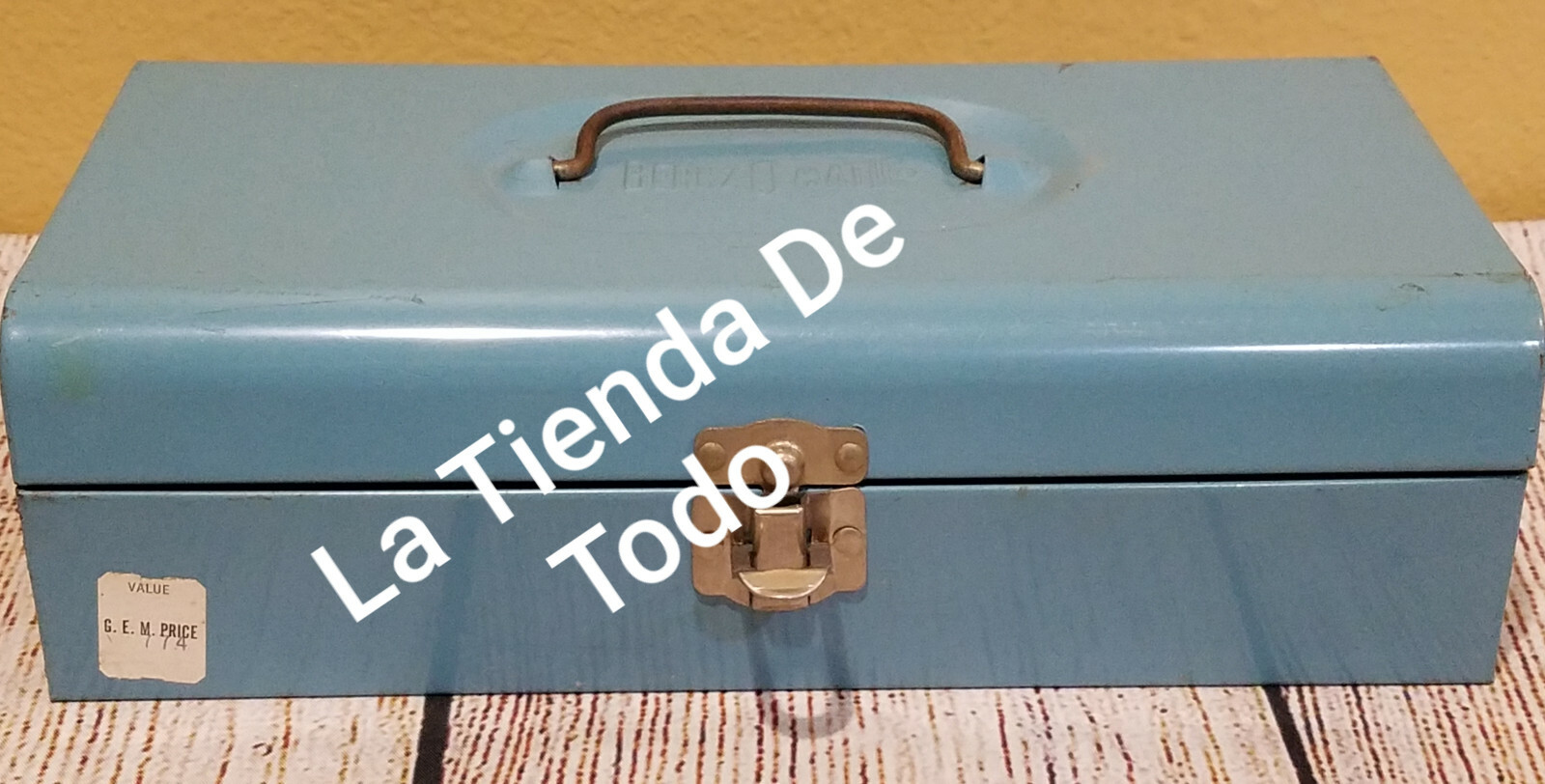 VTG TORCH SOLDER TIN METAL CASE & 3 TIPS FITS BERNZ O MATIC BERNZOMATIC READ