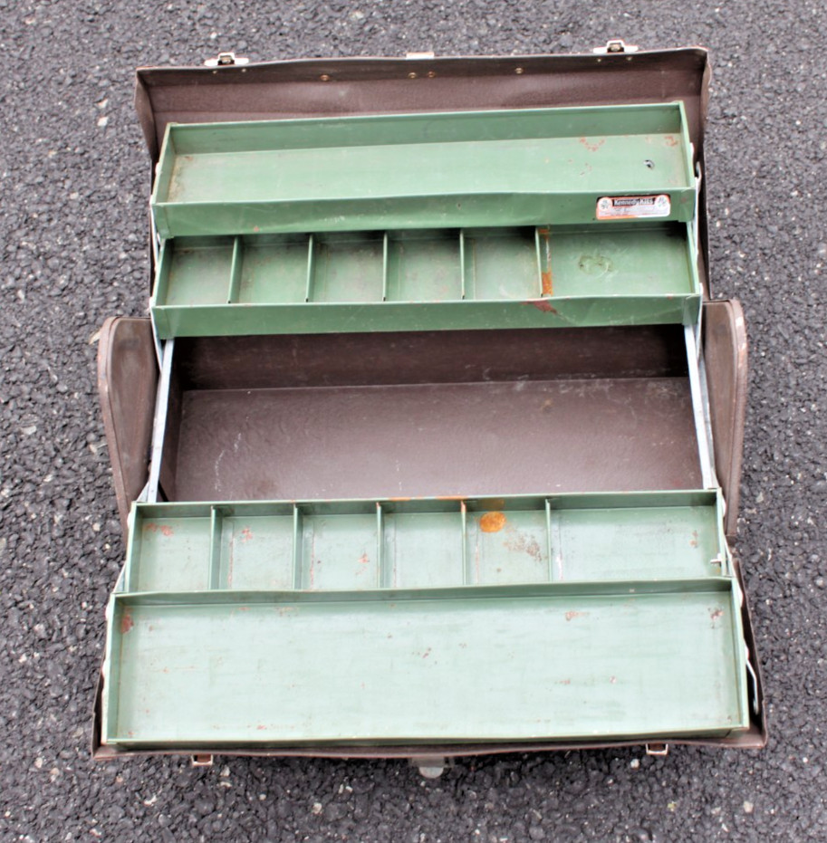 Kennedy Cantilever Tool, Machinist, Box Style No #1017 / 4 Trays 17″x8″x10″ USA