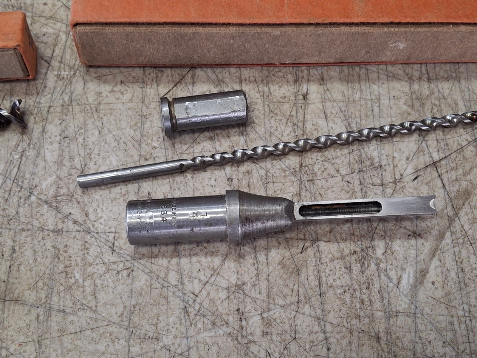 Homecraft 634 1/4″ & 636 3/8″ Mortise Hollow Chisel Delta Rockwell Drill Press