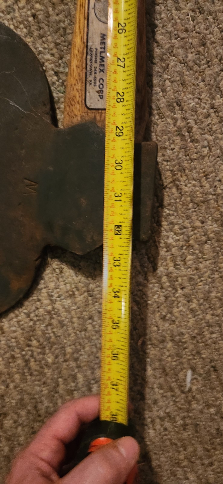 191 of 200 BICENTENNIAL 1976 N.O.S. MANN Edge & tool BROAD AXE! RARE!!!🔥🔥🔥