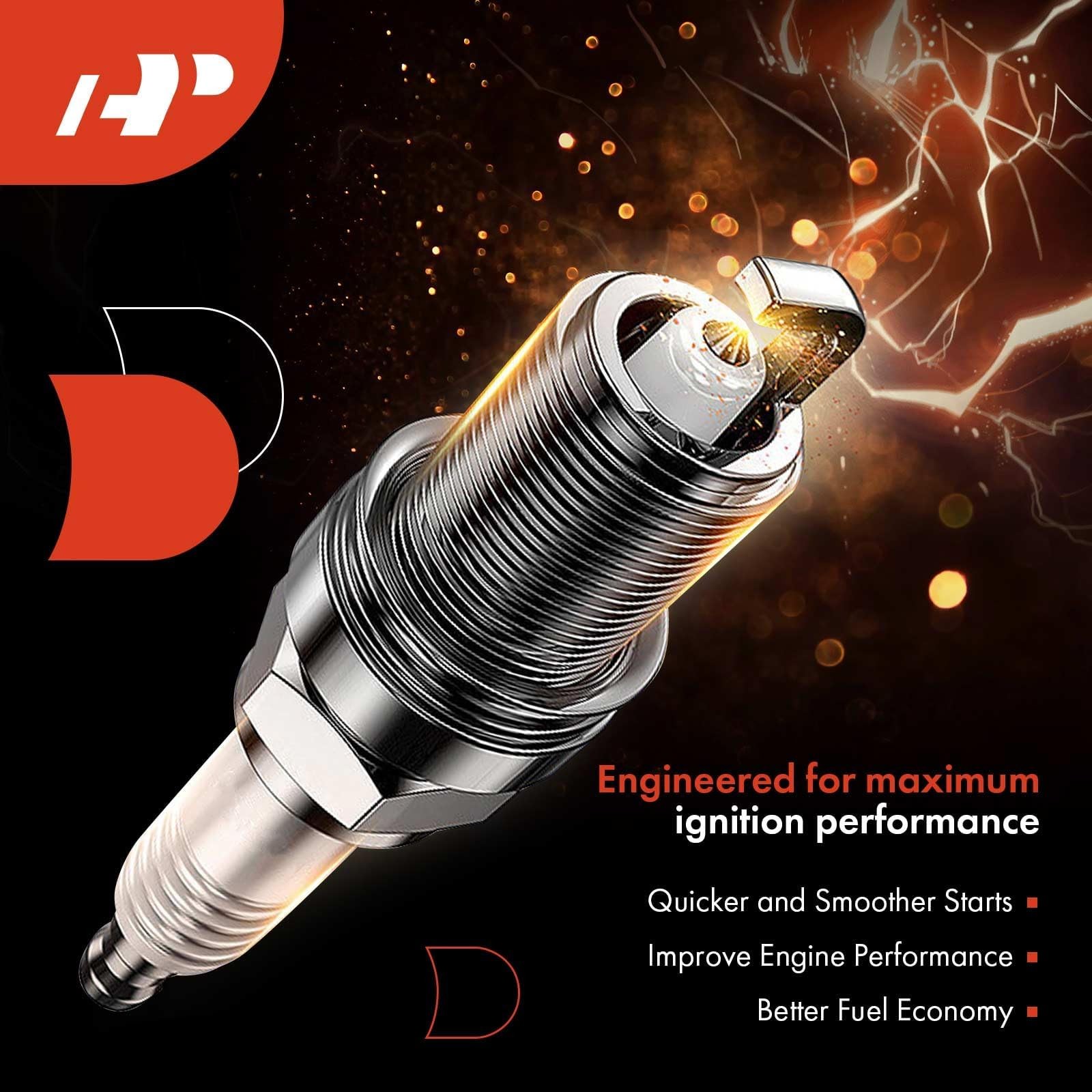 A-Premium Iridium Platinum Spark Plugs V6 3.0L 3.5L Compatible with…