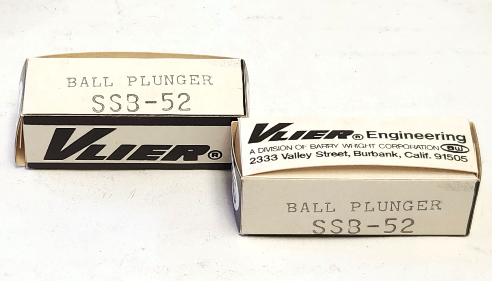 VLIER SSB52 #10-32 – THREADED SPRING PLUNGER (2PC NEW)