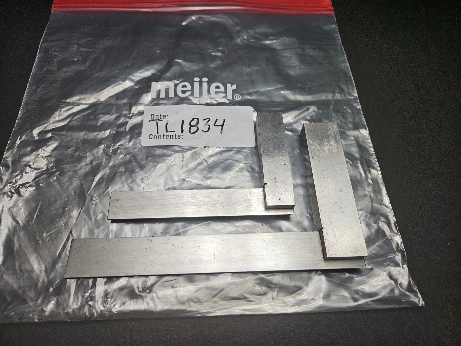 2- UNBRANDED MACHINIST SQUARES 7 1/4″ x 4 1/4″ x 1/2″ & 4 7/8″ x 3 1/4″ x 1/2″