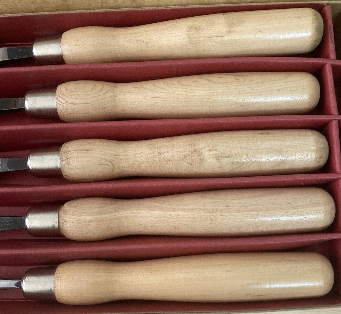Shopsmith Lathe Turning Tools set #171-1X – Five (5) Turning Chisels