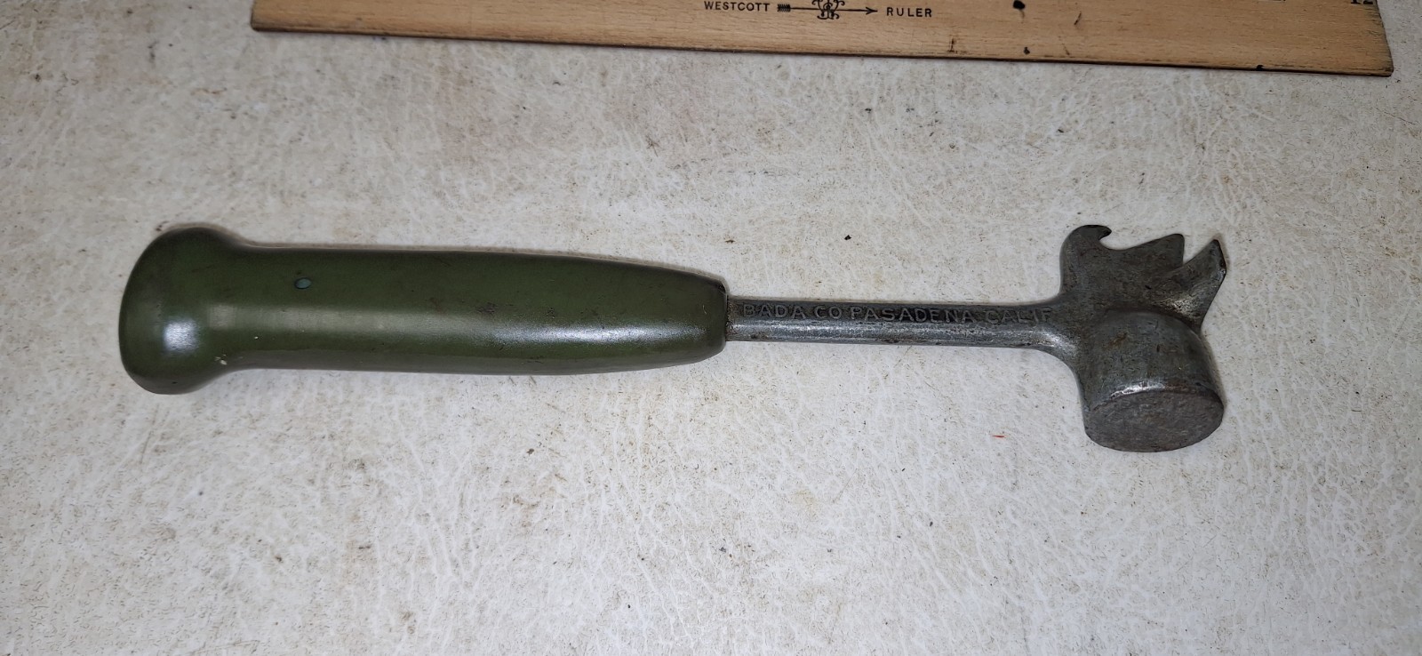 BADA Co Wheel Weight Hammer Tool Pasadena CA Vintage Sprint Car Indy 500 Tool